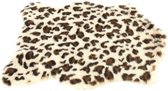 vloerkleed Animal 40 x 35 cm textiel beige