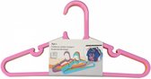 kinderkledinghangers 29,5 cm roze/groen/oranje 8 stuks