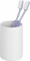 tandenborstelhouder Polaris 11,5 x 7,5 cm keramiek wit