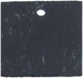 plantenlabel vierkant 6 x 6 cm steen zwart