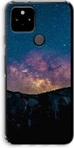 Case Company® - Google Pixel 5 hoesje - Travel to space - Soft Cover Telefoonhoesje - Bescherming aan alle Kanten en Schermrand