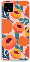 Case Company® - Google Pixel 4 XL hoesje - Perzik - Soft Cover Telefoonhoesje - Bescherming aan alle Kanten en Schermrand