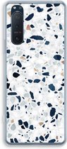 Case Company® - Sony Xperia 5 II hoesje - Terrazzo N°1 - Soft Cover Telefoonhoesje - Bescherming aan alle Kanten en Schermrand