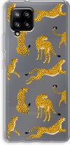 Case Company® - Samsung Galaxy A42 5G hoesje - Luipaard - Soft Cover Telefoonhoesje - Bescherming aan alle Kanten en Schermrand