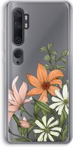 Case Company® - Xiaomi Mi Note 10 Pro hoesje - Floral bouquet - Soft Cover Telefoonhoesje - Bescherming aan alle Kanten en Schermrand