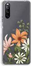 Case Company® - Sony Xperia 10 III hoesje - Floral bouquet - Soft Cover Telefoonhoesje - Bescherming aan alle Kanten en Schermrand