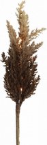 decoratietak Astilbe led 90 cm hout/veren bruin