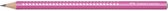 grafietpotlood Sparkle Jumbo B hout roze