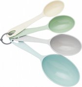 maatlepels Classics groen/crÃ¨me/grijs/blauw 4 stuks