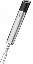 aardappelschilvork 18,6 cm RVS zilver/zwart