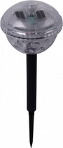 buitenspot solar led 30 x 9,5 cm zwart/multicolor