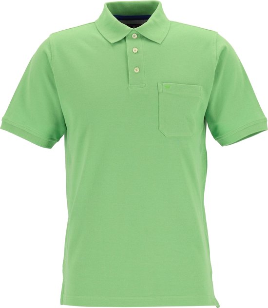 Redmond regular fit poloshirt - appel groen - Maat: L