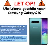 Samsung Galaxy S10 Hoesje Shock Proof Zwart - Samsung Galaxy S10 Hoesje Zwart Case Shock - Samsung Galaxy S10 Zwart Shock Proof Back Case