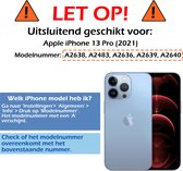 Hoes voor iPhone 13 Pro Hoesje Shock Proof - Hoes voor iPhone 13 Pro Shock Proof Back Case - Zwart
