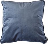 sierkussen London 60 x 60 cm polyester donkerblauw