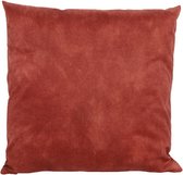 sierkussen Palladium 60 x 60 x 10 cm textiel rood