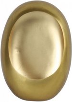 waxinelichthouder Eggy 21 x 29 cm staal goud