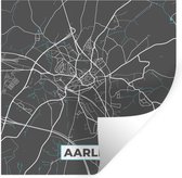 Stickers muraux - Plan de la ville - Grijs - Carte - Arlon - België - Carte - 100x100 cm - Feuille adhésive XXL