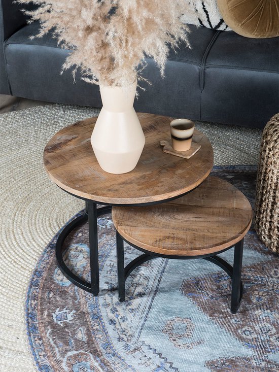 Tapis Karaca Violet/Marron 07 Rond ø200 cm