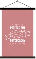 Posterhanger incl. Poster - Schoolplaat - Psychologie - Studenten - Onderwijs - Studeer - 40x60 cm - Zwarte latten