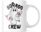 Mok met tekst: Boo Boo Crew | Grappige mok | Grappige Cadeaus | Koffiemok | Koffiebeker | Theemok | Theebeker