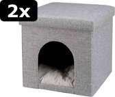 2x RELAX-IGLO ALOIS GRIJS 40X38X38CM