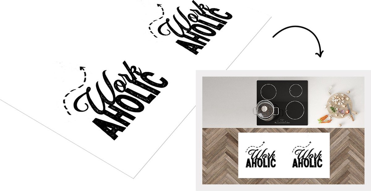 KitchenYeah Keukenloper - Loper keuken - Werk - Baan - Quotes - Keukenloper vinyl multicolor, foto 2