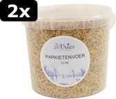 2x DE VRIES PARKIETENVOER 870ML 670GR