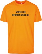 T-shirt Koningsdag - Vorstelijk dronken worden - soBAD.