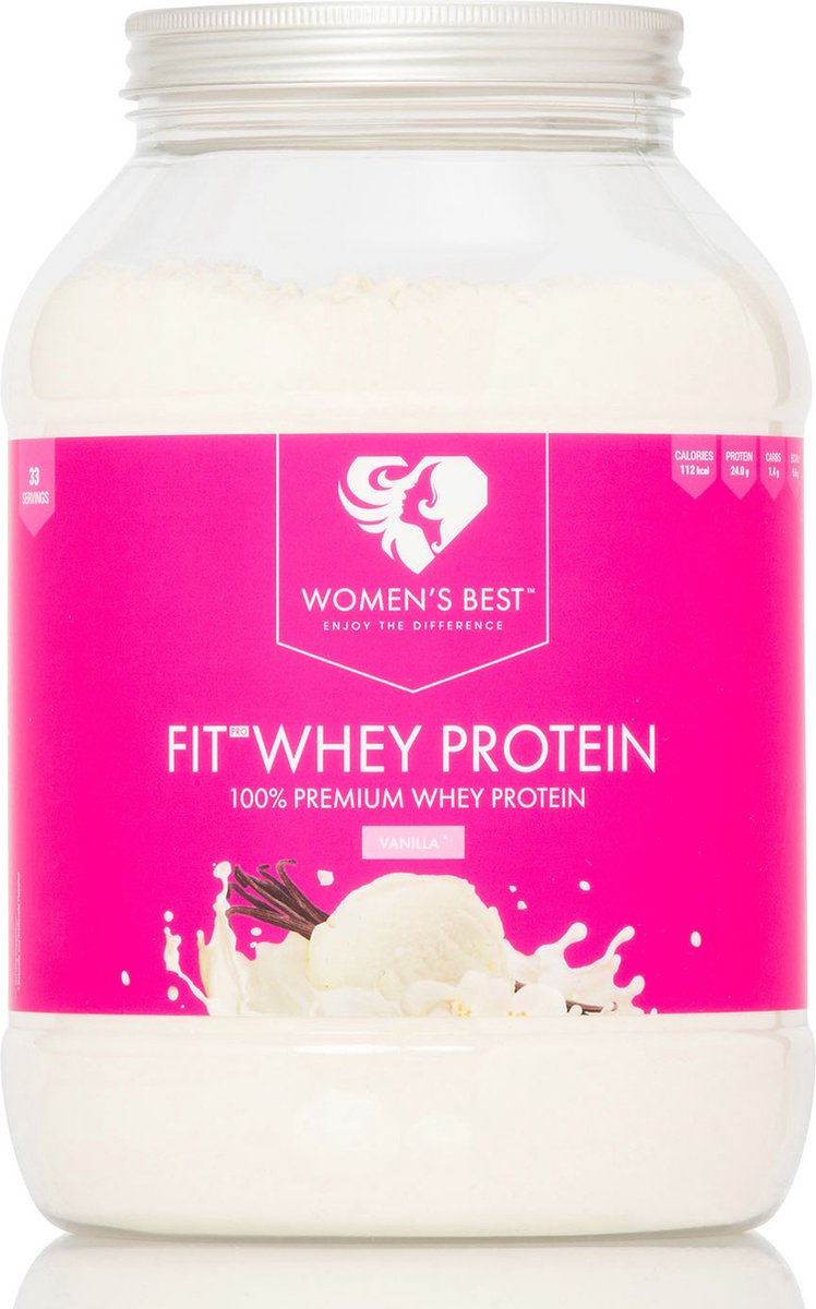 Womens Best Fit Whey Protein - Proteine Poeder - Eiwitshake - 1000 gram (33 shakes) - Vanilla