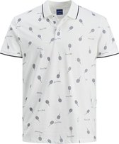 JACK&JONES PLUS JORPOSITANO AOP POLO SS PLS Heren Poloshirt - Maat 4XL