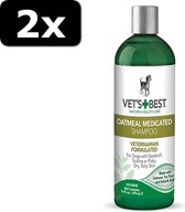 2x VETS BEST OATMEAL MEDIC SHAMP 470ML