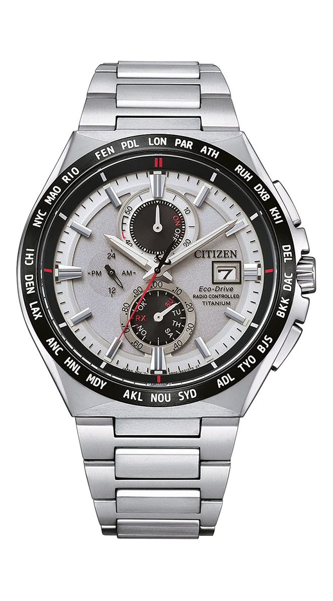 Citizen AT8234-85A Horloge - Titanium - Zilverkleurig - Ø 41 mm