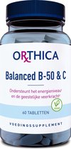 Orthica Balanced B-50 & C (60 tabletten) - Ondersteunt het energieniveau