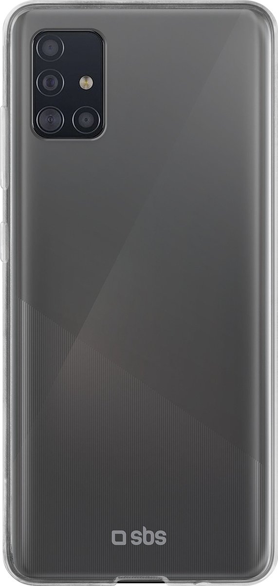 SBS Skinny Telefoonhoesje geschikt voor Samsung Galaxy A52s 5G Hoesje Flexibel TPU Backcover - Transparant