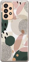 Leuke Telefoonhoesjes - Hoesje geschikt voor Samsung Galaxy A53 - Abstract print - Soft case - TPU - Print / Illustratie - Multi