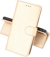 Hoesje Geschikt voor de Samsung Galaxy Note 10 - Kaarthouder Book Case Telefoonhoesje - Goud