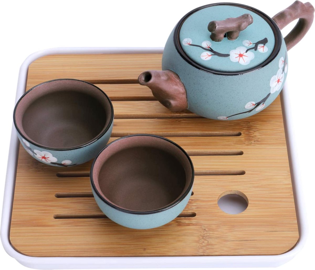 Theepot Porselein Theepot Thuis Keramische Chinese Thee Set Chinese Kleur Schilderen Hotel Restaurant Waterkoker Ongeveer 300ml