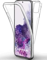 Samsung Galaxy S20 FE Hoesje | 2 in 1 Siliconen Hoesje 360° Bescherming | TPU Hoesje en Screenprotector Samsung Galaxy S20 FE in 1