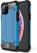 Apple iPhone 11 Pro Max Hoesje - Mobigear - Outdoor Serie - Hard Kunststof Backcover - Blauw - Hoesje Geschikt Voor Apple iPhone 11 Pro Max