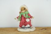 Enesco Priscilla's Mouse Tales - Beeldje Muis - Collectie item - Verzamelaar - Uniek - Kerst Muis