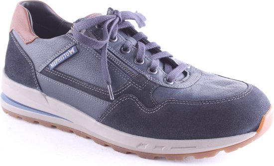 Mephisto Bradley Veterschoenen Sneakers Blauw