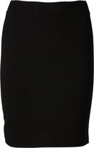 Dames korte rok zwart | Maat 152 (S)