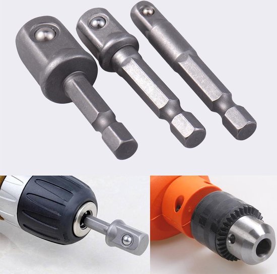 Wera 899/4/1 Universele Bithouder, 1/4 duim x 75 mm - 3 stuk(s