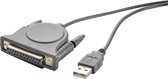 Renkforce USB 1.1, Parallel Adapter [1x USB 1.1 stekker A - 1x D-sub bus 25-polig]