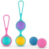 PMV20 Vita Kegelbal Set – Sex Toys voor Vrouwen voor het Trainen van de Bekkenbodemspieren – Bekkenbodemtrainer met Verschillende Gewichten – Diverse Kleuren