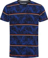 Gabbiano T-shirt T Shirt Met Subtiele Floral Allover Print 152579  Navy 301 Mannen Maat - XXL