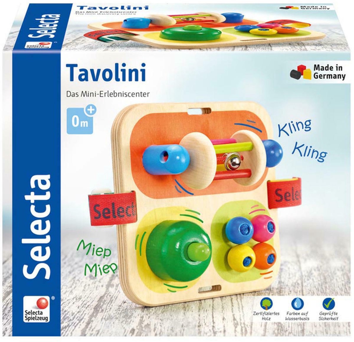 Selecta Activiteitenspel Tavolini Junior 14 X 14 Cm Hout