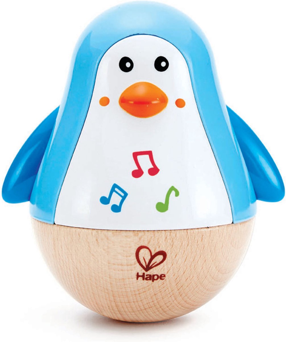 Hape Pinguin Muzikale Wiebelaar - Sensorisch Babyspeelgoed vanaf 6 Maanden — afbeelding 8