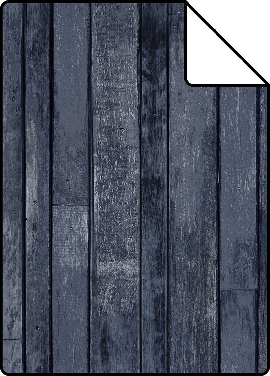 ga sightseeing vrijwilliger Ideaal Proefstaal ESTAhome behang sloophout donkerblauw - 138814 - 26,5 x 21 cm |  bol.com